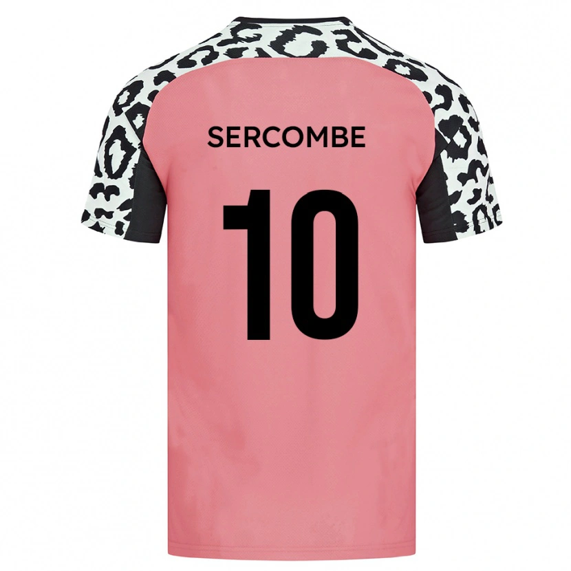 Danxen Barn Liam Sercombe #10 Rosa Svart Bortatröja Matchtröjor 2025/26 Tröjor T-Tröja