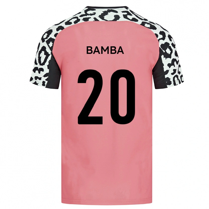 Danxen Barn Yahya Bamba #20 Rosa Svart Bortatröja Matchtröjor 2025/26 Tröjor T-Tröja