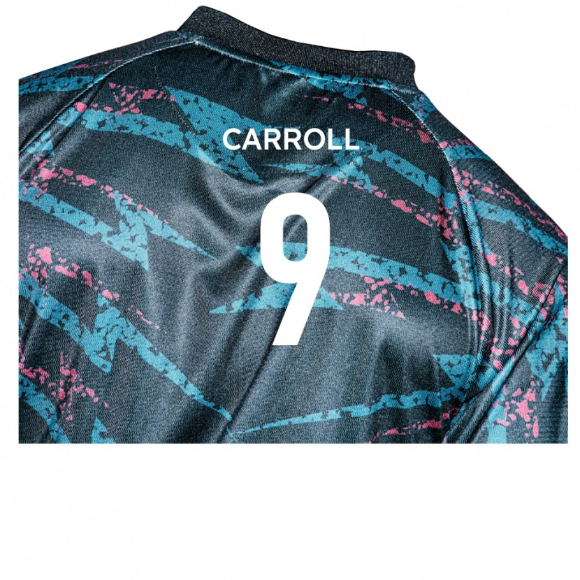 Danxen Barn Andy Carroll #9 Svart Marin Bortatröja Matchtröjor 2025/26 Tröjor T-Tröja