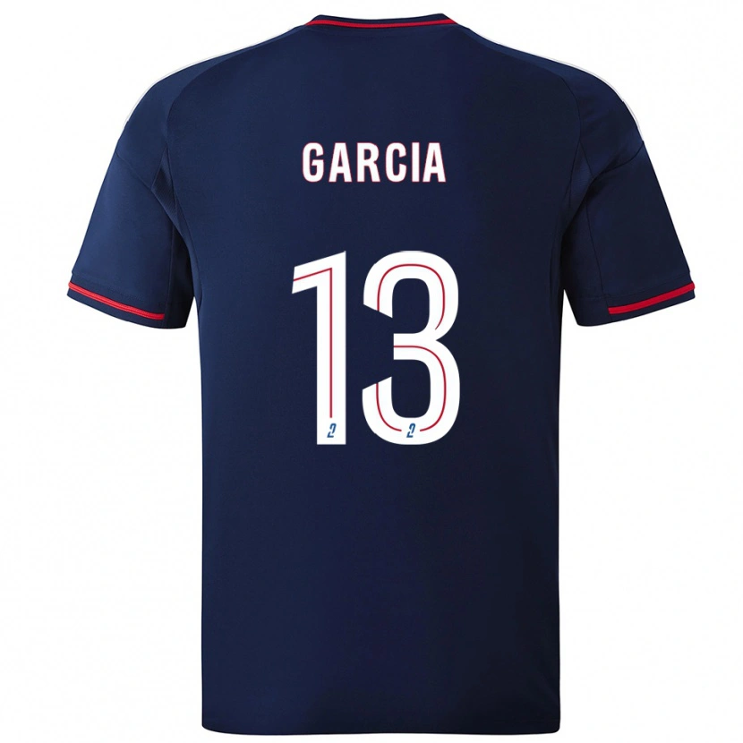 Danxen Barn Angel Garcia #13 Marin Röd Bortatröja Matchtröjor 2025/26 Tröjor T-Tröja