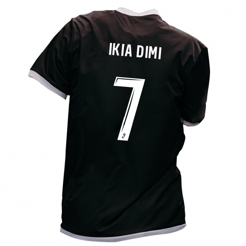Danxen Barn Yvan Ikia Dimi #7 Svart Guld Bortatröja Matchtröjor 2025/26 Tröjor T-Tröja