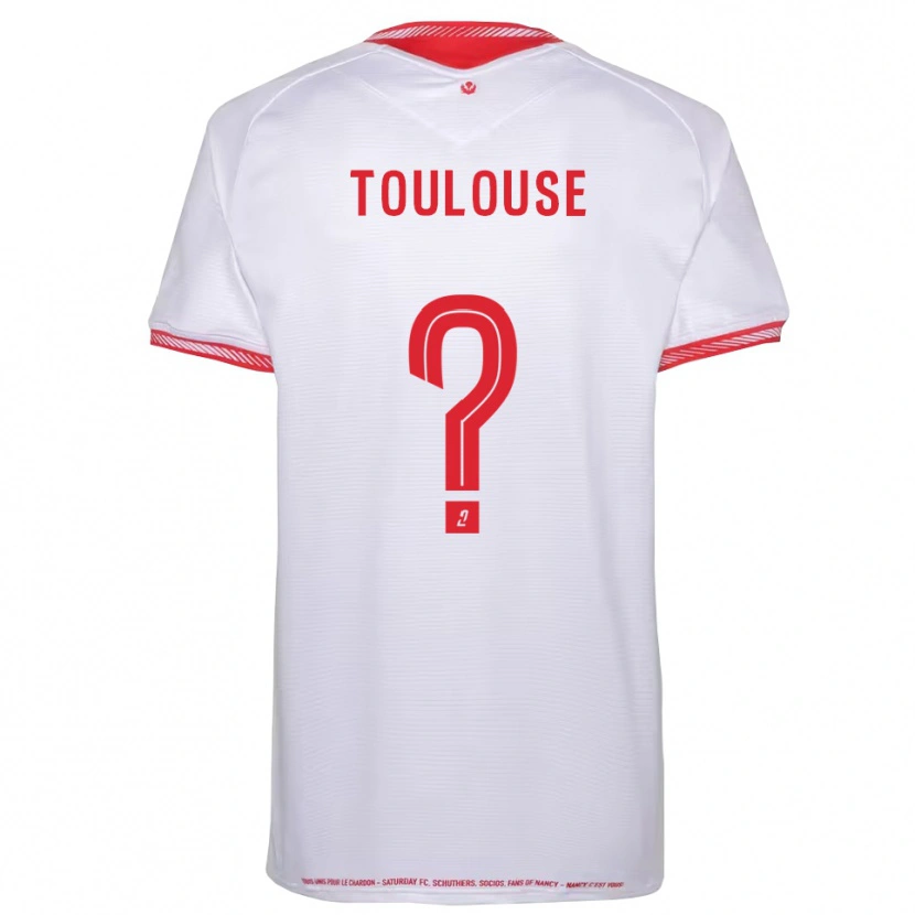 Danxen Barn Laura Toulouse #0 Svart Röd Bortatröja Matchtröjor 2025/26 Tröjor T-Tröja