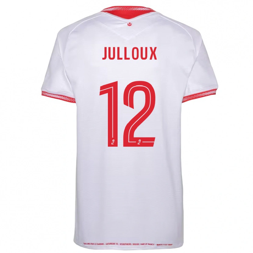Danxen Barn Adrien Julloux #12 Svart Röd Bortatröja Matchtröjor 2025/26 Tröjor T-Tröja