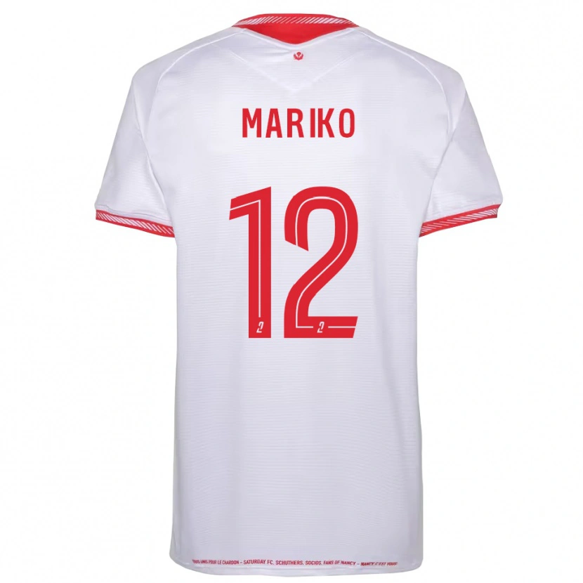Danxen Barn Lamine Mariko #12 Svart Röd Bortatröja Matchtröjor 2025/26 Tröjor T-Tröja