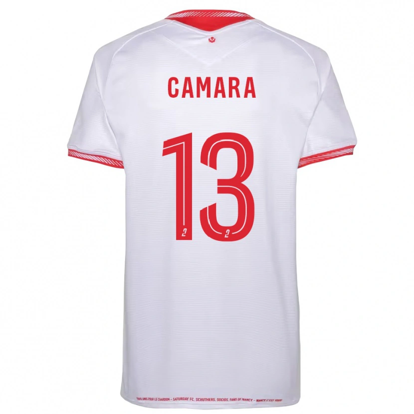 Danxen Barn Bakari Camara #13 Svart Röd Bortatröja Matchtröjor 2025/26 Tröjor T-Tröja