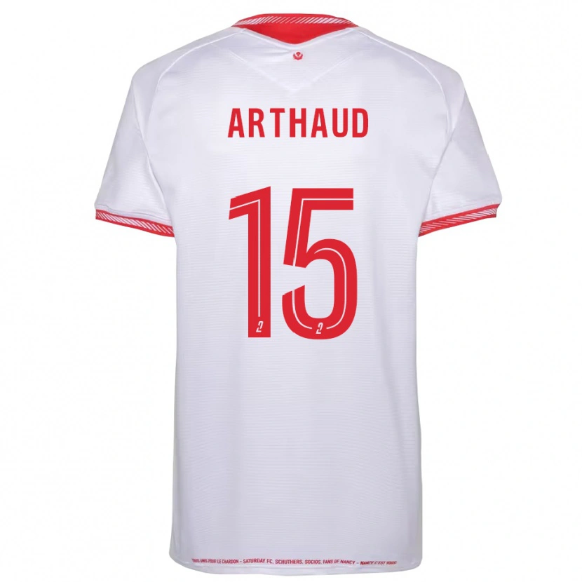 Danxen Barn Isaac Arthaud #15 Svart Röd Bortatröja Matchtröjor 2025/26 Tröjor T-Tröja