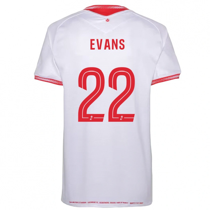 Danxen Barn Jimmy Evans #22 Svart Röd Bortatröja Matchtröjor 2025/26 Tröjor T-Tröja