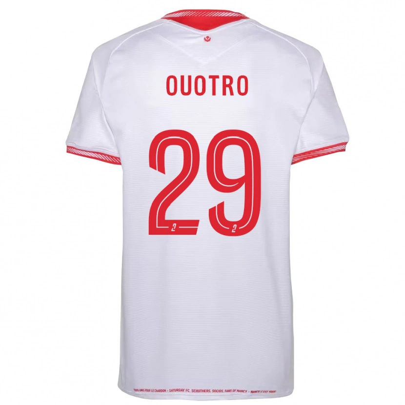 Danxen Barn Patrick Ouotro #29 Svart Röd Bortatröja Matchtröjor 2025/26 Tröjor T-Tröja