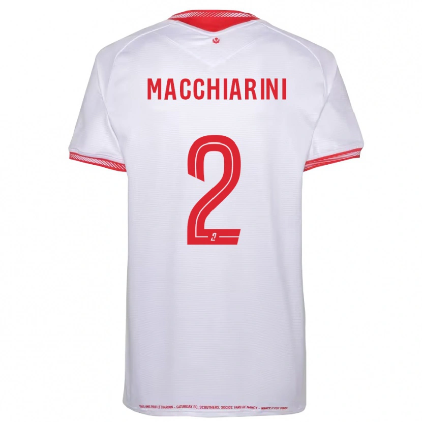 Danxen Barn Matéo Macchiarini #2 Svart Röd Bortatröja Matchtröjor 2025/26 Tröjor T-Tröja
