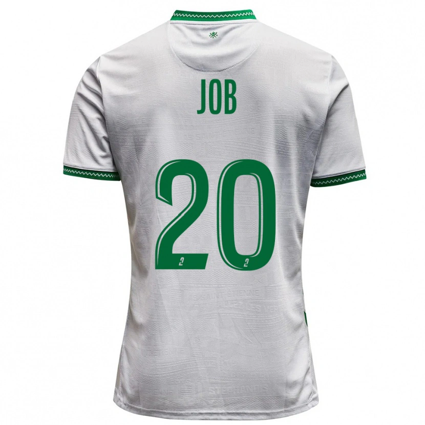 Danxen Barn Taëryne Job #20 Vit Grön Bortatröja Matchtröjor 2025/26 Tröjor T-Tröja