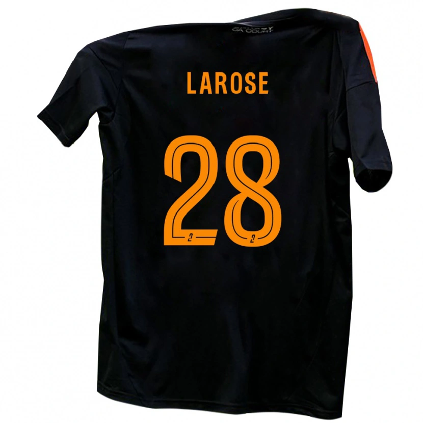 Danxen Barn Antoine Larose #28 Vitt Rött Bortatröja Matchtröjor 2025/26 Tröjor T-Tröja