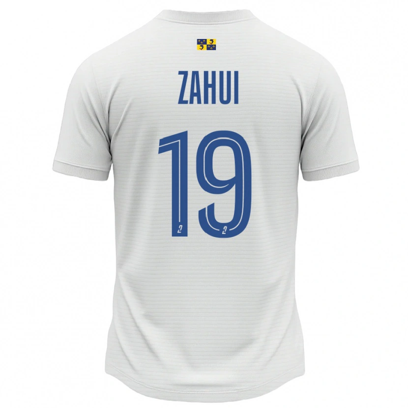 Danxen Barn Nesta Zahui #19 Vit Blå Bortatröja Matchtröjor 2025/26 Tröjor T-Tröja