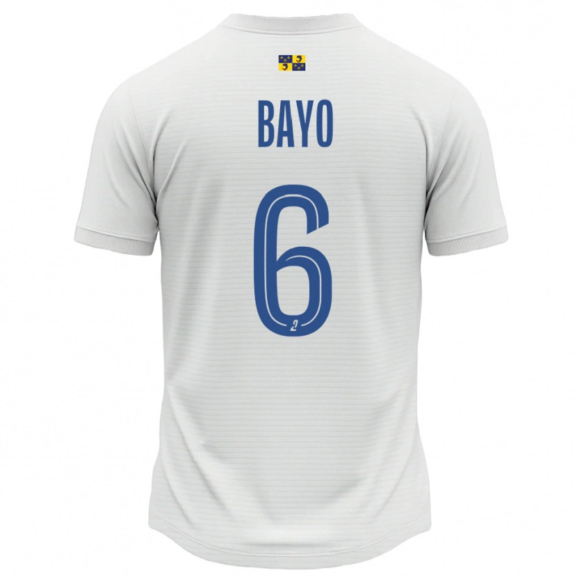 Danxen Barn Yadali Bayo #6 Vit Blå Bortatröja Matchtröjor 2025/26 Tröjor T-Tröja