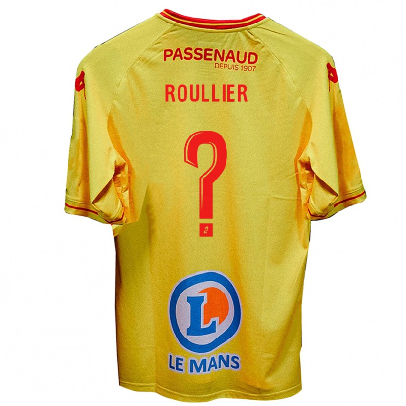 Danxen Barn Alec Roullier #0 Gul Bortatröja Matchtröjor 2025/26 Tröjor T-Tröja