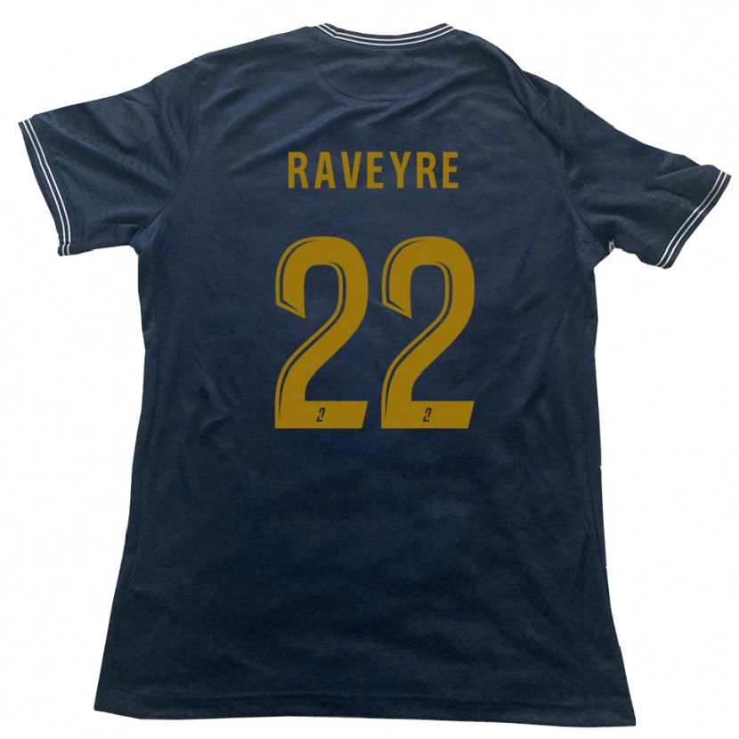 Danxen Barn Noah Raveyre #22 Marin Guld Bortatröja Matchtröjor 2025/26 Tröjor T-Tröja