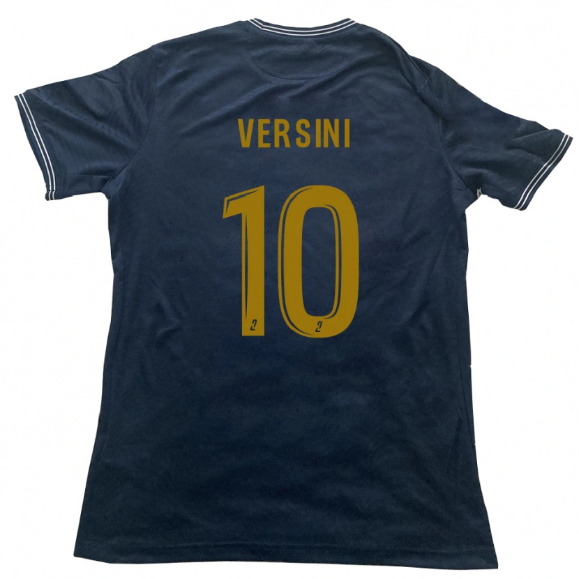 Danxen Barn Giovani Versini #10 Marin Guld Bortatröja Matchtröjor 2025/26 Tröjor T-Tröja