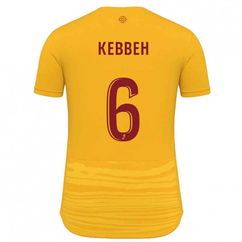 Danxen Barn Ali Kebbeh #6 Orange Burgundy Bortatröja Matchtröjor 2025/26 Tröjor T-Tröja
