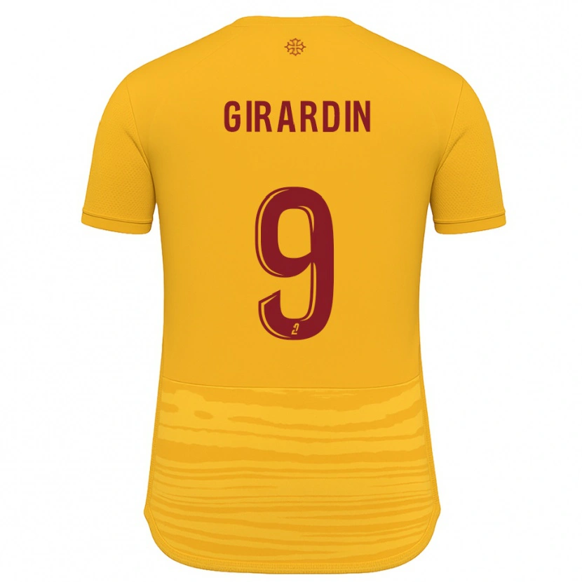 Danxen Barn Isaiah Girardin #9 Orange Burgundy Bortatröja Matchtröjor 2025/26 Tröjor T-Tröja
