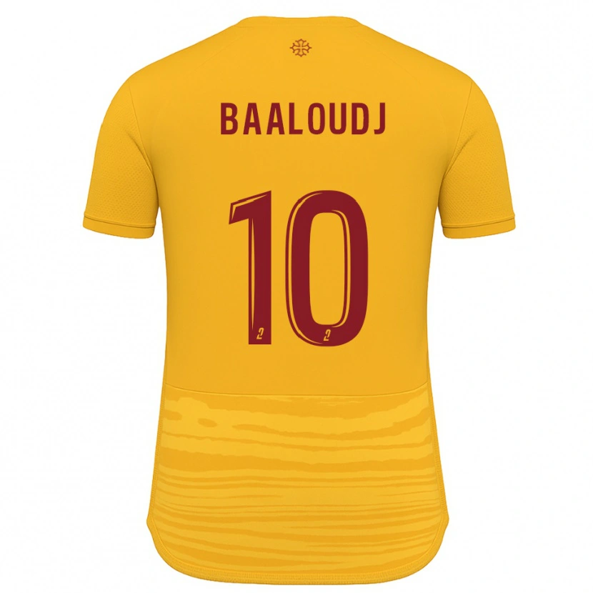 Danxen Barn Mehdi Baaloudj #10 Orange Burgundy Bortatröja Matchtröjor 2025/26 Tröjor T-Tröja