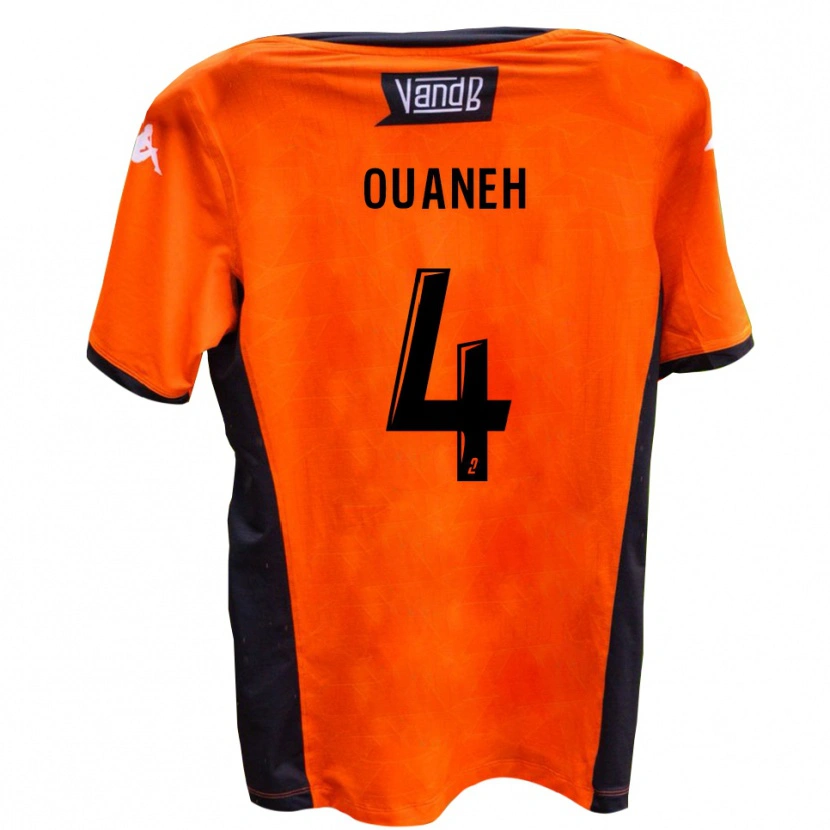 Danxen Barn Peter Ouaneh #4 Vit Svart Bortatröja Matchtröjor 2025/26 Tröjor T-Tröja
