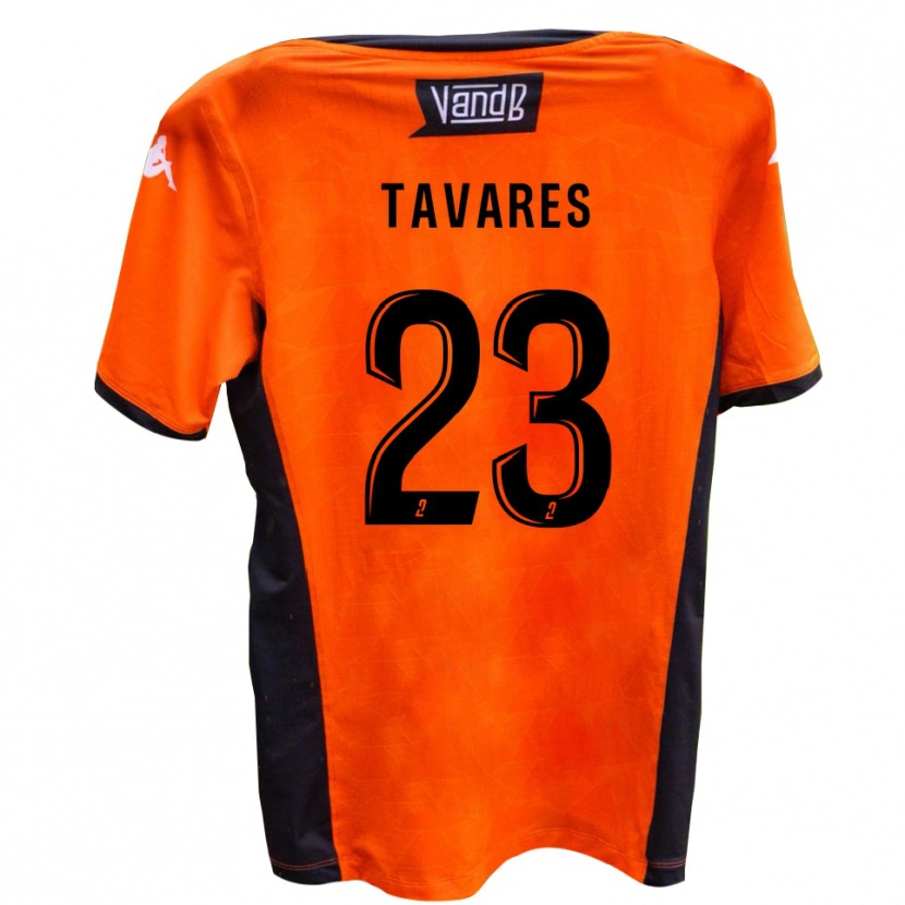 Danxen Barn Yohan Tavares #23 Vit Svart Bortatröja Matchtröjor 2025/26 Tröjor T-Tröja