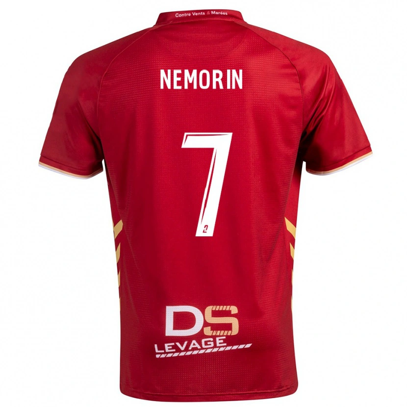 Danxen Barn Noah Nemorin #7 Burgundy Guld Bortatröja Matchtröjor 2025/26 Tröjor T-Tröja