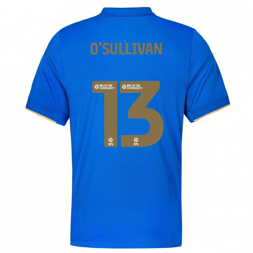 Danxen Män William O'sullivan #13 Blå Guld Hemmatröja Matchtröjor 2025/26 Tröjor T-Tröja