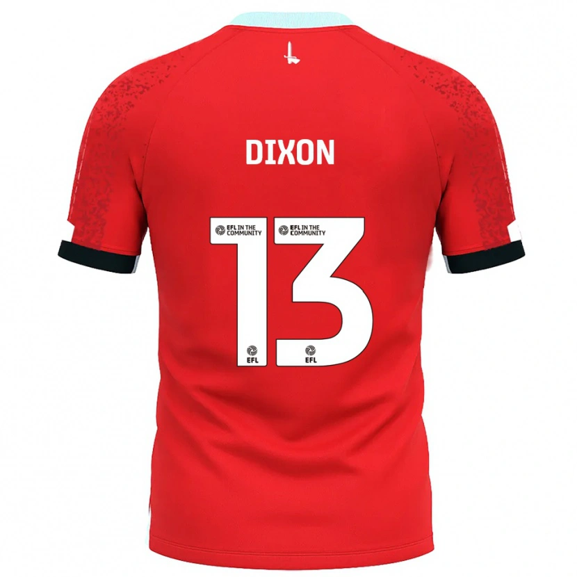 Danxen Män Kaheim Dixon #13 Röd Vit Hemmatröja Matchtröjor 2025/26 Tröjor T-Tröja