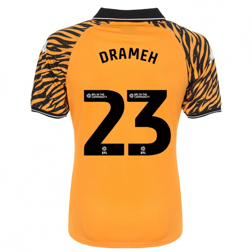 Danxen Män Cody Drameh #23 Orange Svart Hemmatröja Matchtröjor 2025/26 Tröjor T-Tröja