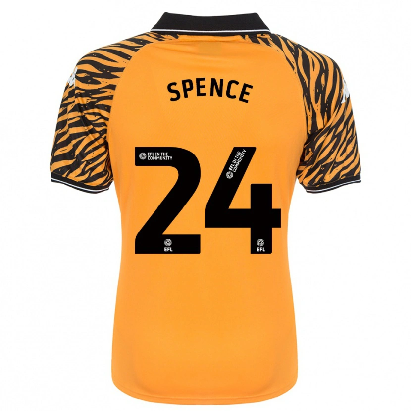 Danxen Män Emily Spence #24 Orange Svart Hemmatröja Matchtröjor 2025/26 Tröjor T-Tröja