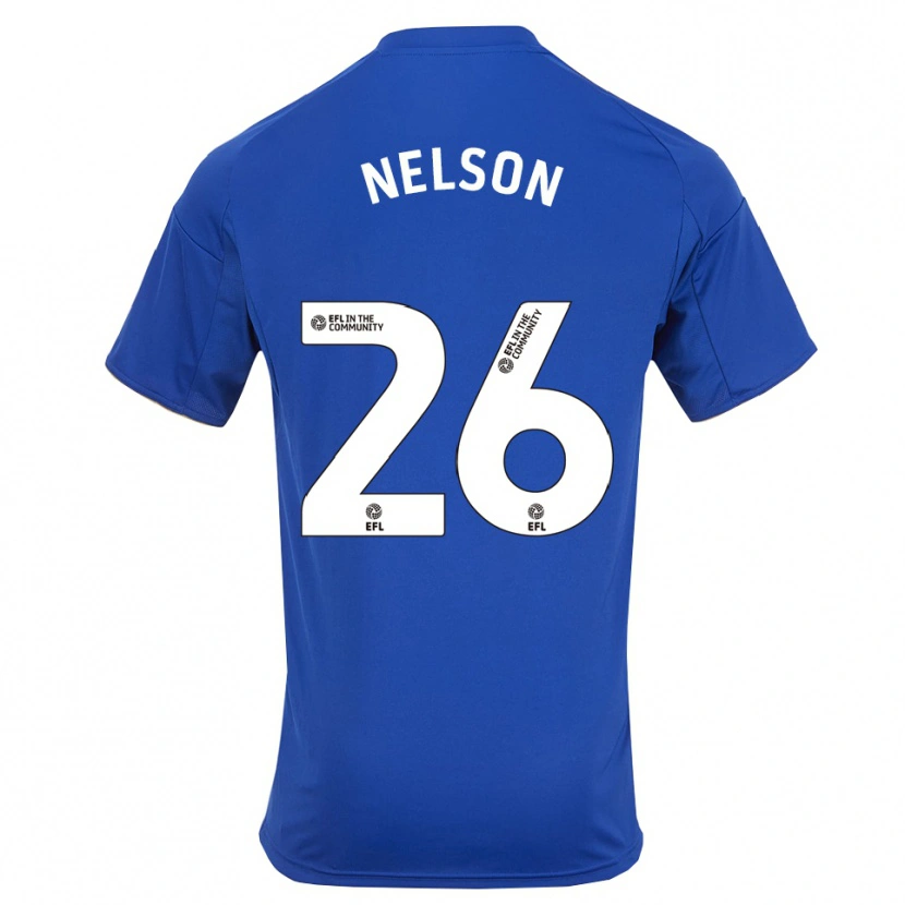 Danxen Män Ben Nelson #26 Blå Guld Hemmatröja Matchtröjor 2025/26 Tröjor T-Tröja