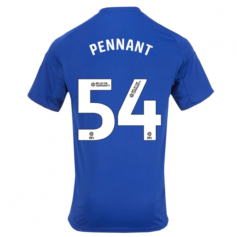 Danxen Män Kian Pennant #54 Blå Guld Hemmatröja Matchtröjor 2025/26 Tröjor T-Tröja