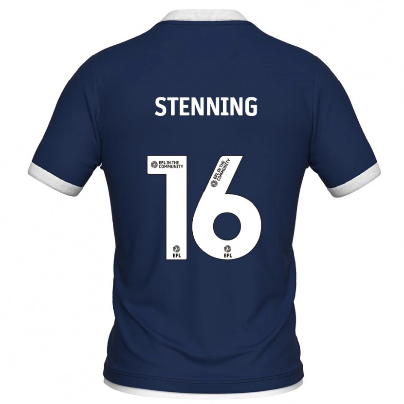 Danxen Män Ellie Stenning #16 Marin Vit Hemmatröja Matchtröjor 2025/26 Tröjor T-Tröja