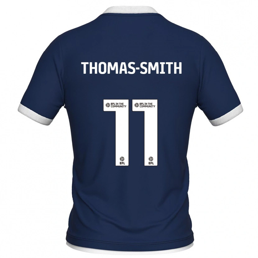 Danxen Män Jaydon Thomas-Smith #11 Marin Vit Hemmatröja Matchtröjor 2025/26 Tröjor T-Tröja