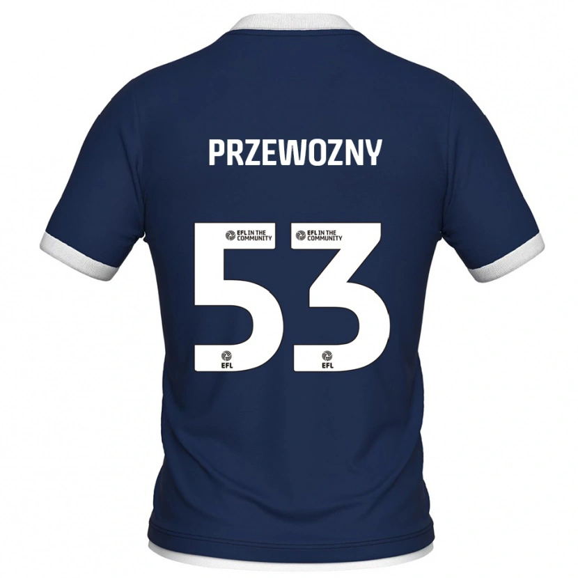 Danxen Män Jakub Przewozny #53 Marin Vit Hemmatröja Matchtröjor 2025/26 Tröjor T-Tröja