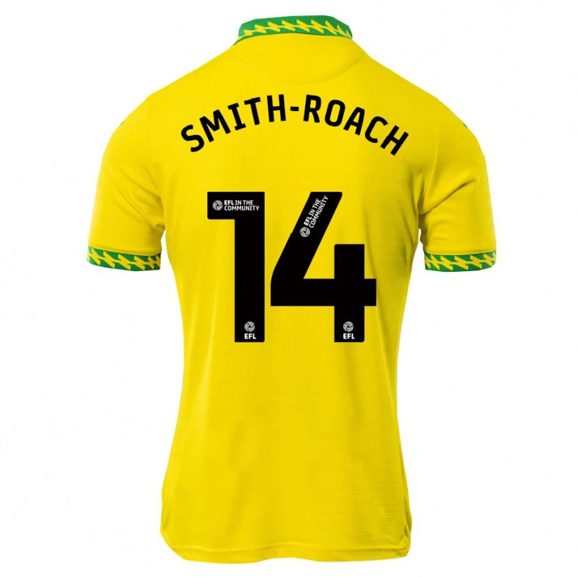 Danxen Män Rio Smith-Roach #14 Vit Grön Hemmatröja Matchtröjor 2025/26 Tröjor T-Tröja