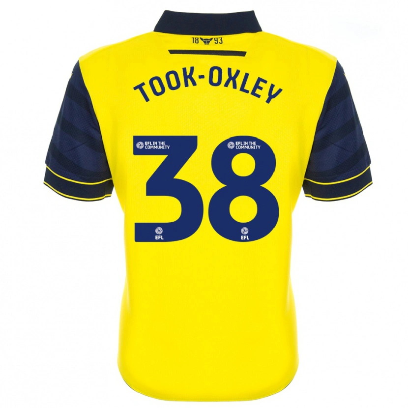 Danxen Män Zaide Took-Oxley #38 Gul Marin Hemmatröja Matchtröjor 2025/26 Tröjor T-Tröja