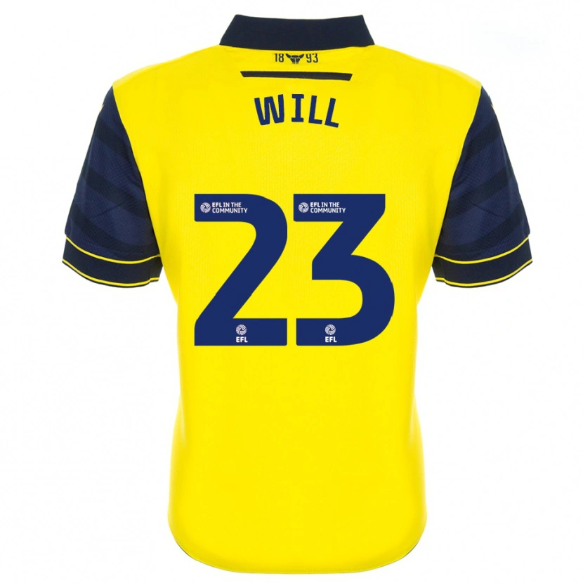 Danxen Män Merrick Will #23 Gul Marin Hemmatröja Matchtröjor 2025/26 Tröjor T-Tröja