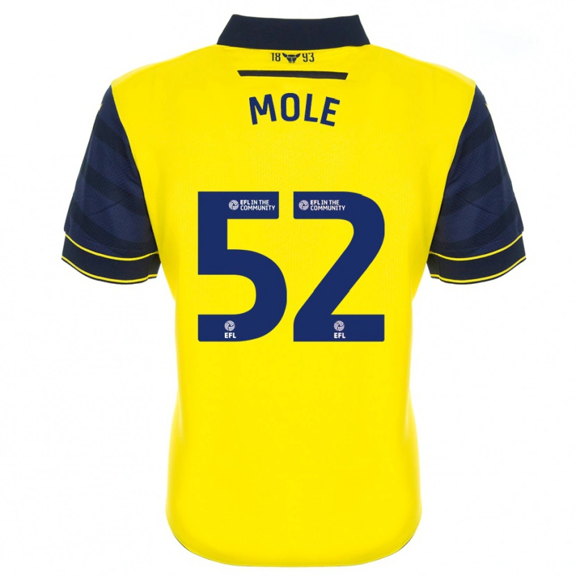 Danxen Män Harrison Mole #52 Gul Marin Hemmatröja Matchtröjor 2025/26 Tröjor T-Tröja