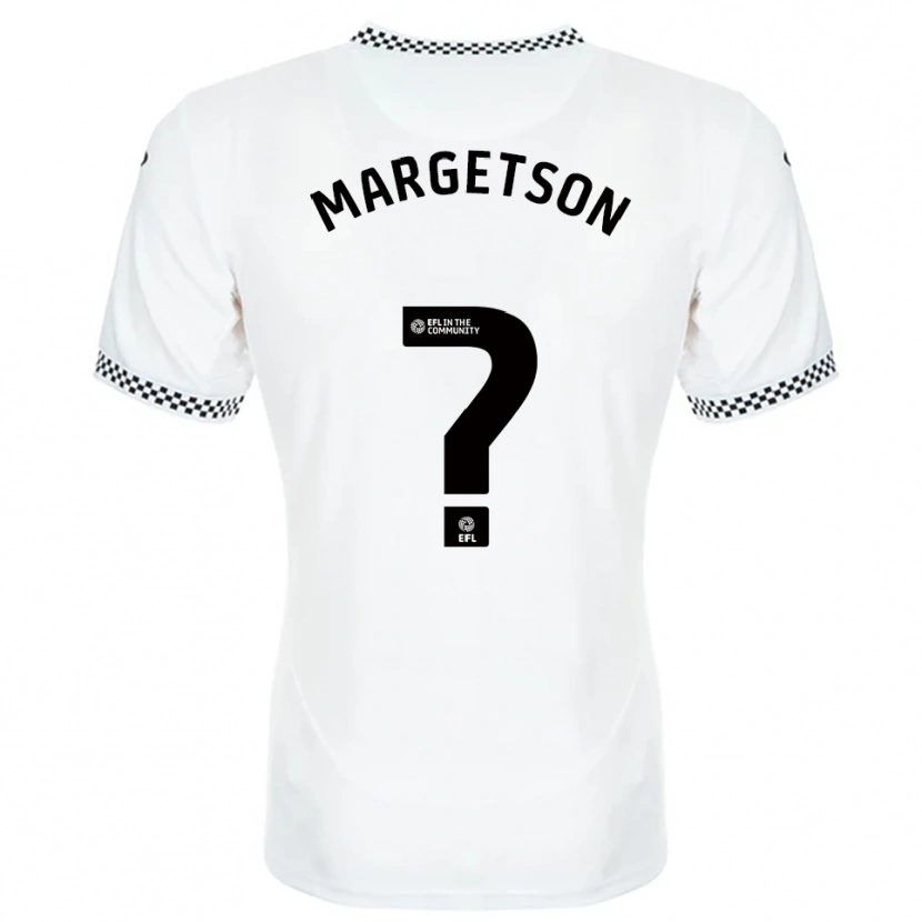 Danxen Män Kit Margetson #0 Vit Orange Hemmatröja Matchtröjor 2025/26 Tröjor T-Tröja