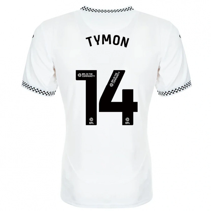 Danxen Män Josh Tymon #14 Vit Orange Hemmatröja Matchtröjor 2025/26 Tröjor T-Tröja