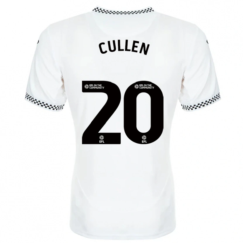 Danxen Män Liam Cullen #20 Vit Orange Hemmatröja Matchtröjor 2025/26 Tröjor T-Tröja