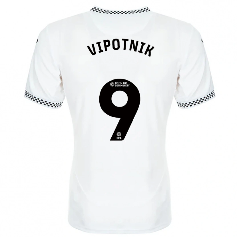Danxen Män Zan Vipotnik #9 Vit Orange Hemmatröja Matchtröjor 2025/26 Tröjor T-Tröja