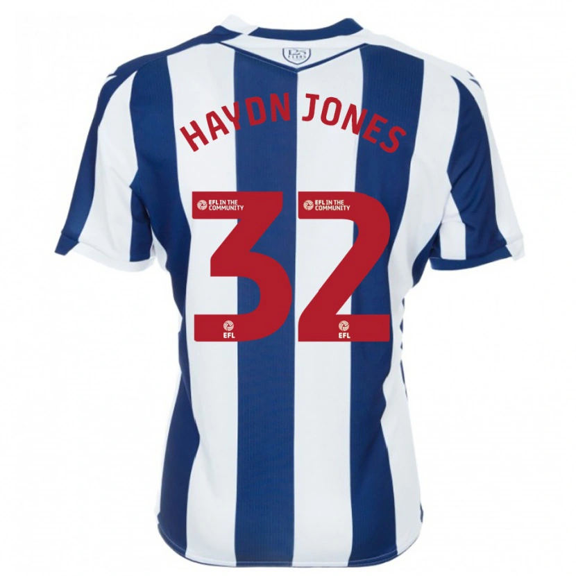 Danxen Män Mackenzie Haydn Jones #32 Marin Vit Hemmatröja Matchtröjor 2025/26 Tröjor T-Tröja