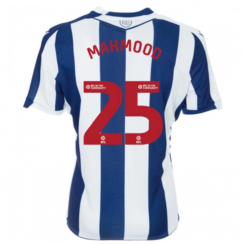 Danxen Män Mahmood #25 Marin Vit Hemmatröja Matchtröjor 2025/26 Tröjor T-Tröja