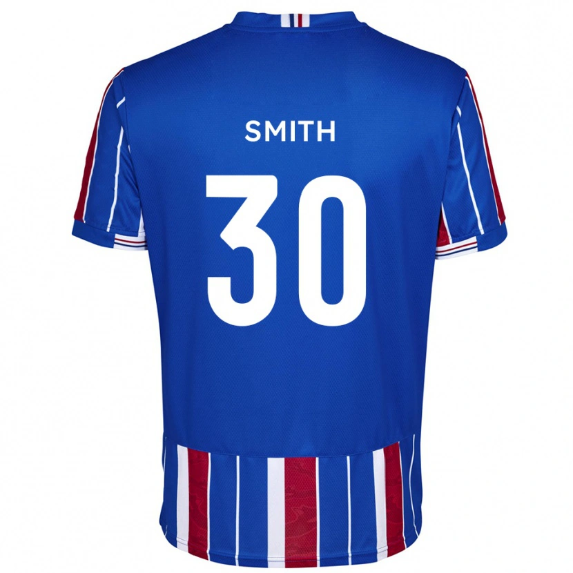 Danxen Män Jude Smith #30 Blå Röd Vit Hemmatröja Matchtröjor 2025/26 Tröjor T-Tröja