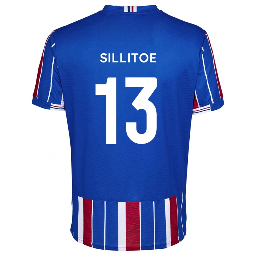 Danxen Män Casey Sillitoe #13 Blå Röd Vit Hemmatröja Matchtröjor 2025/26 Tröjor T-Tröja