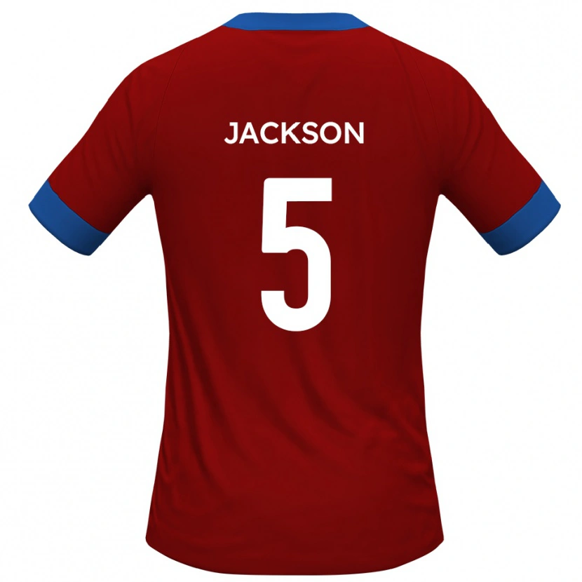 Danxen Män Ben Jackson #5 Rött Blått Hemmatröja Matchtröjor 2025/26 Tröjor T-Tröja