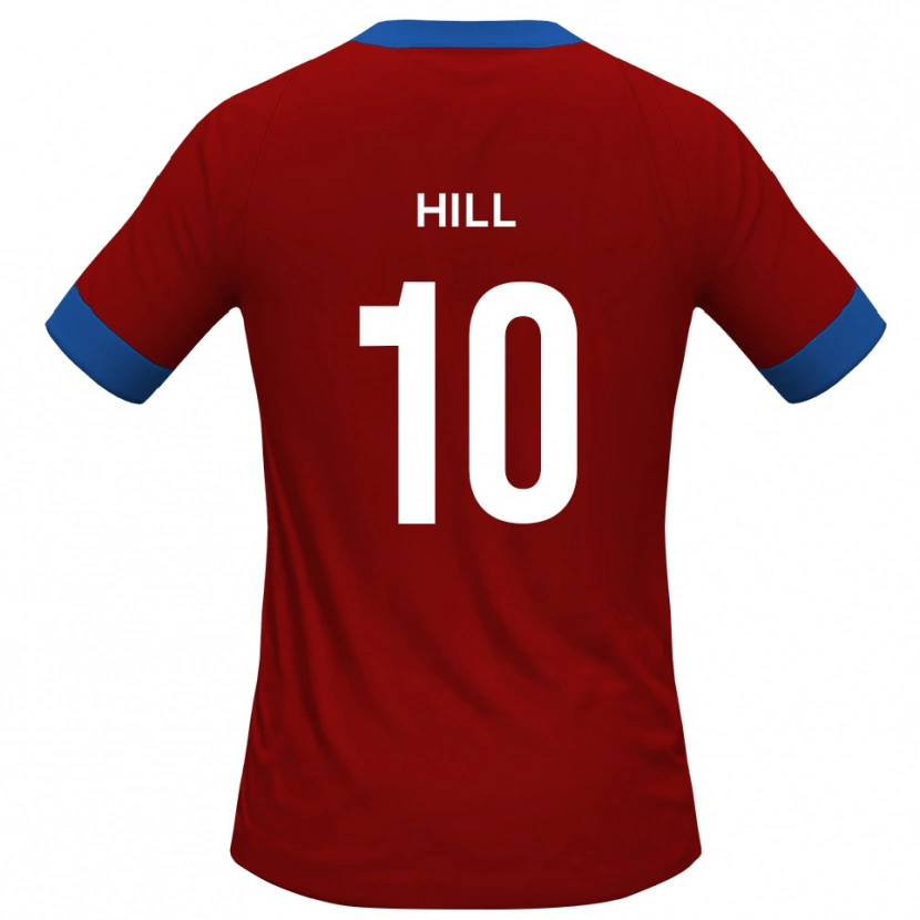 Danxen Män Ryan Hill #10 Rött Blått Hemmatröja Matchtröjor 2025/26 Tröjor T-Tröja