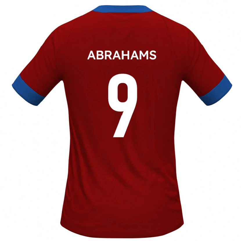 Danxen Män Tristan Abrahams #9 Rött Blått Hemmatröja Matchtröjor 2025/26 Tröjor T-Tröja